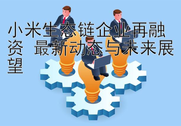 小米生态链企业再融资 最新动态与未来展望